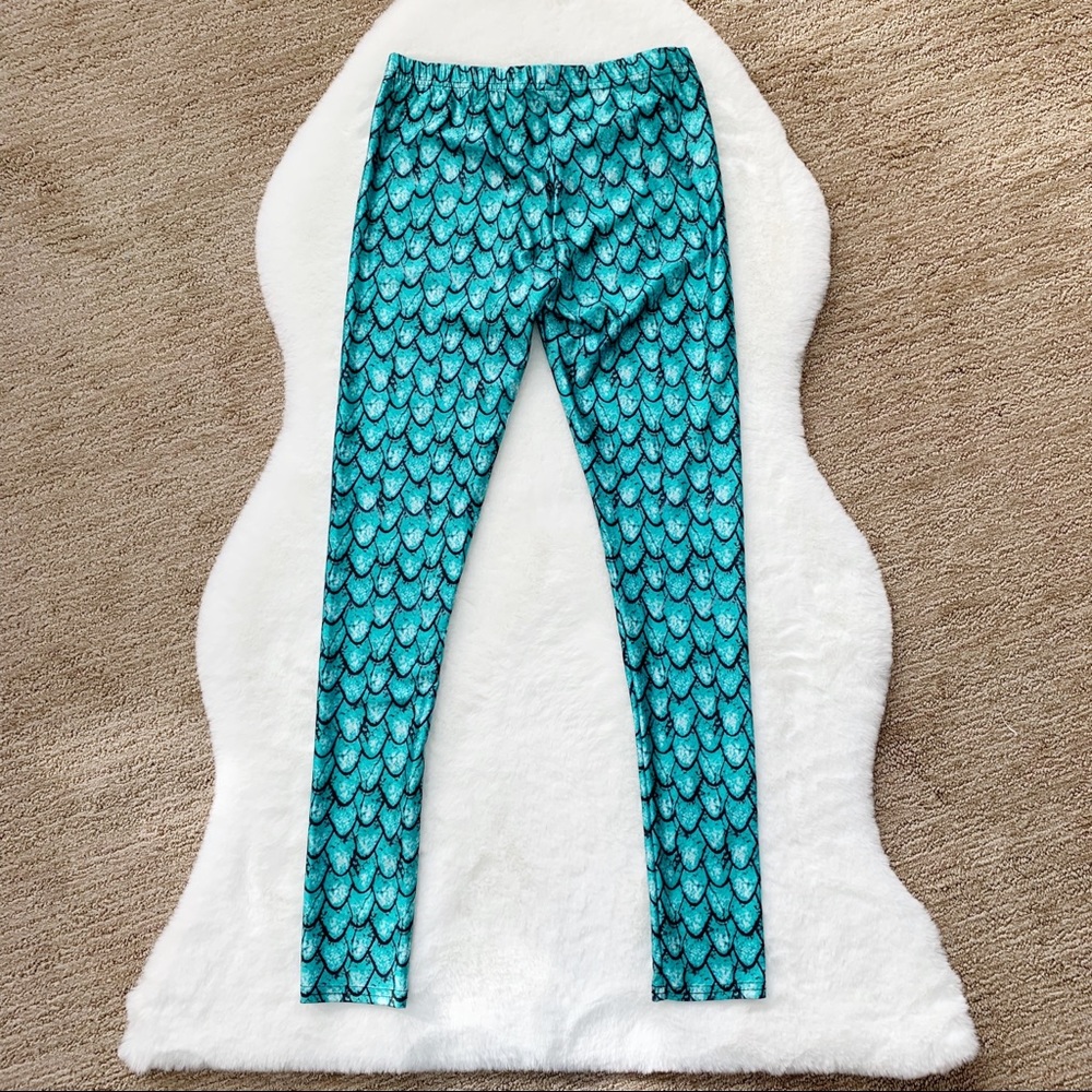 Mermaid Leggings Sz S - Picture 5 of 8